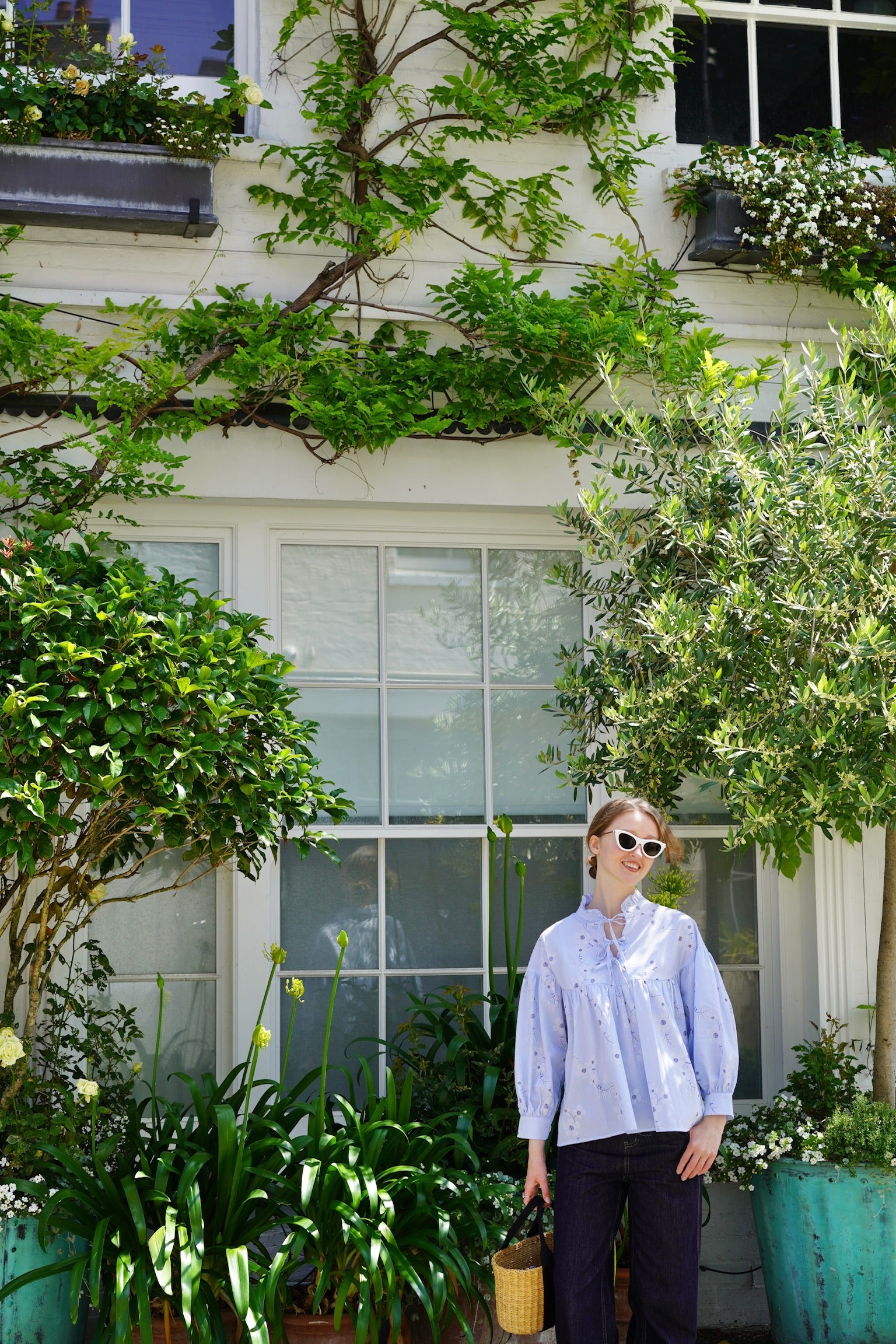 Wildflower Poplin Blouse