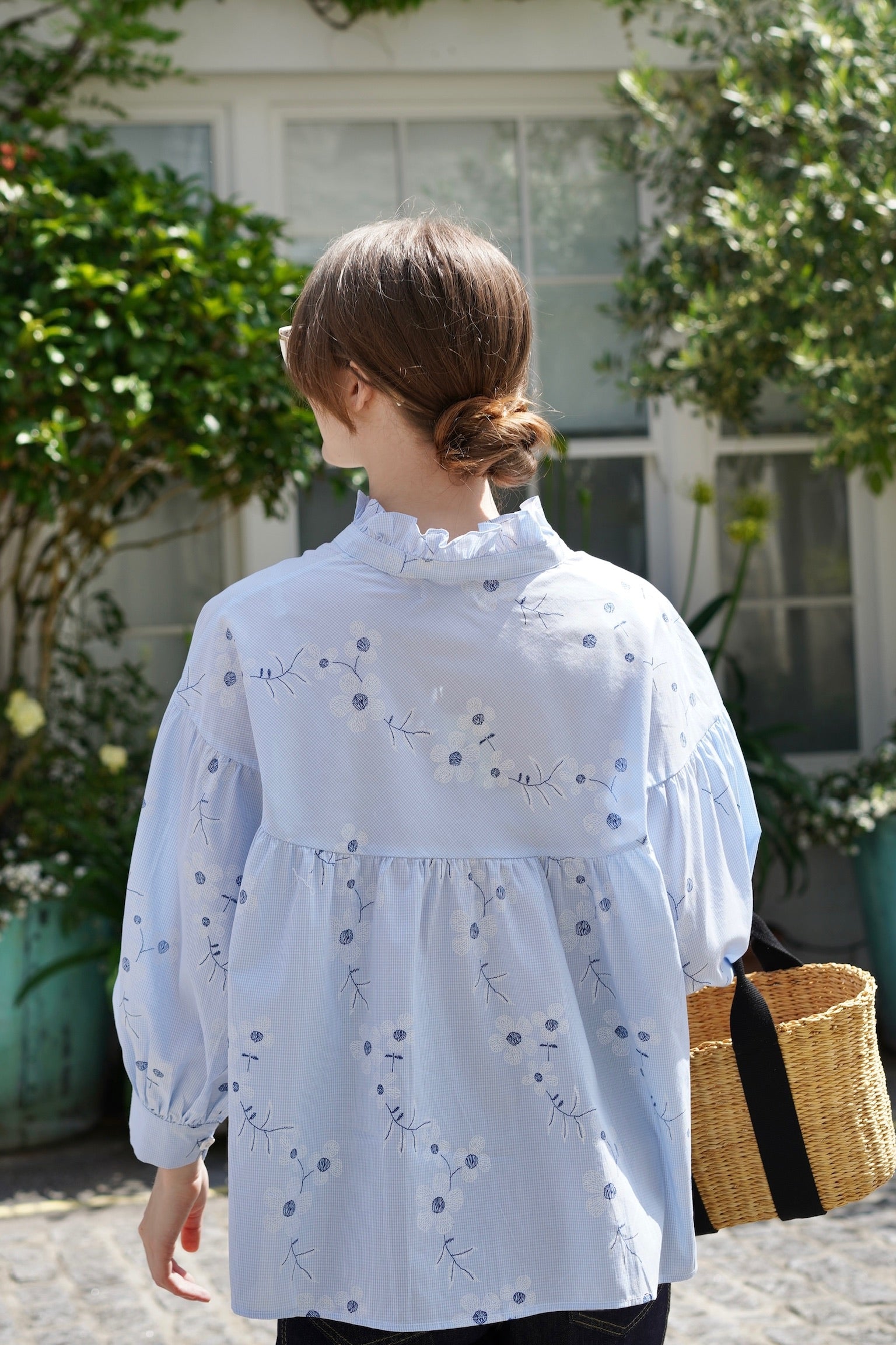 Wildflower Poplin Blouse