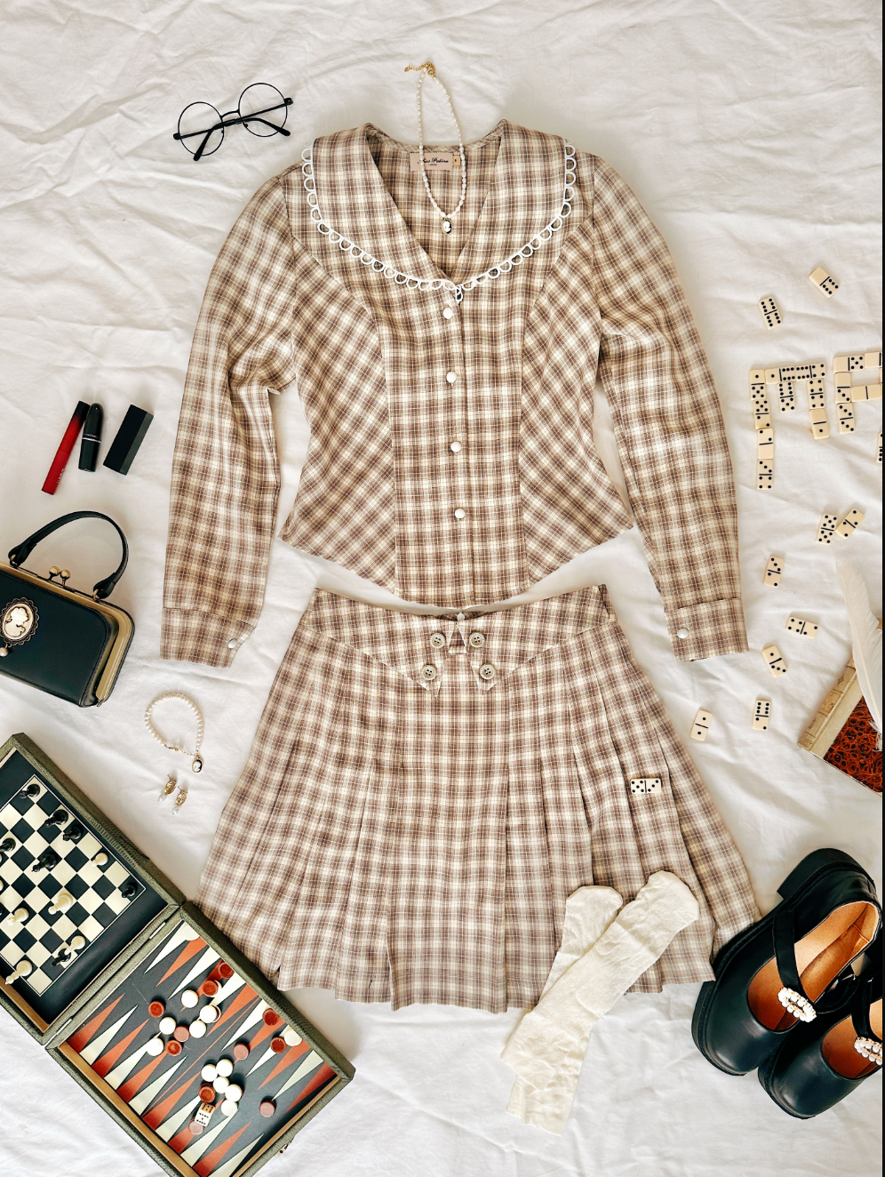 Cher Gingham Blouse