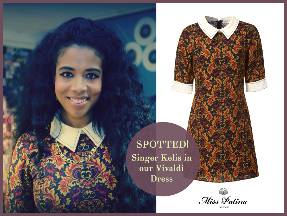 Spotted: Kelis Wearing Vivaldi Dress