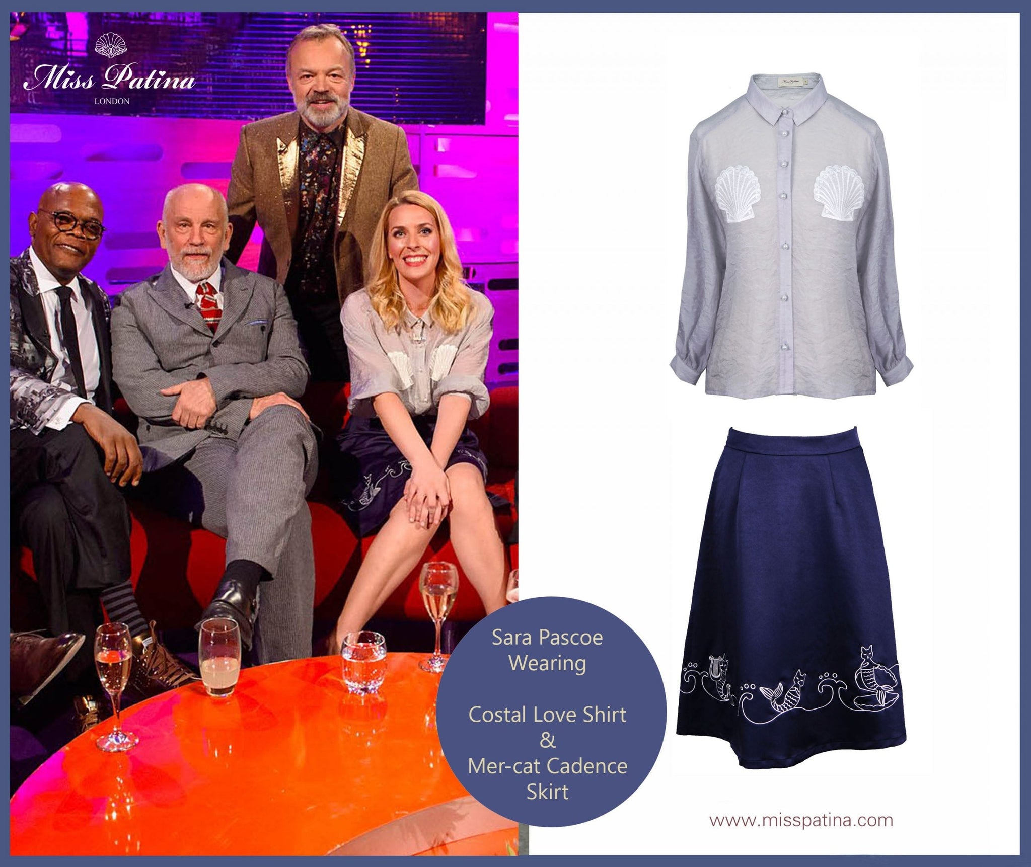 Spotted: Actress Sara Pascoe in Miss Patina!