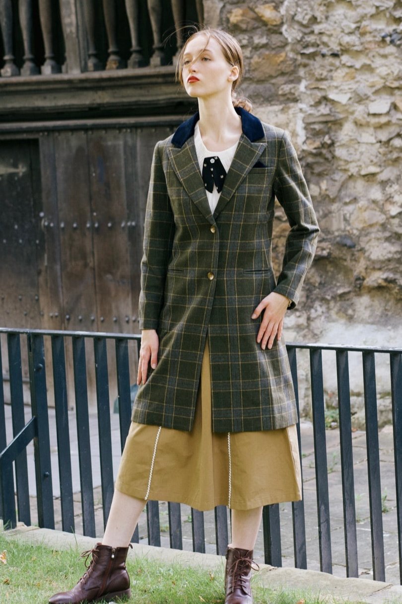 【miss patina]Countrysideチェック柄 ブレザークラシックコート All – Page 13 – Miss Patina