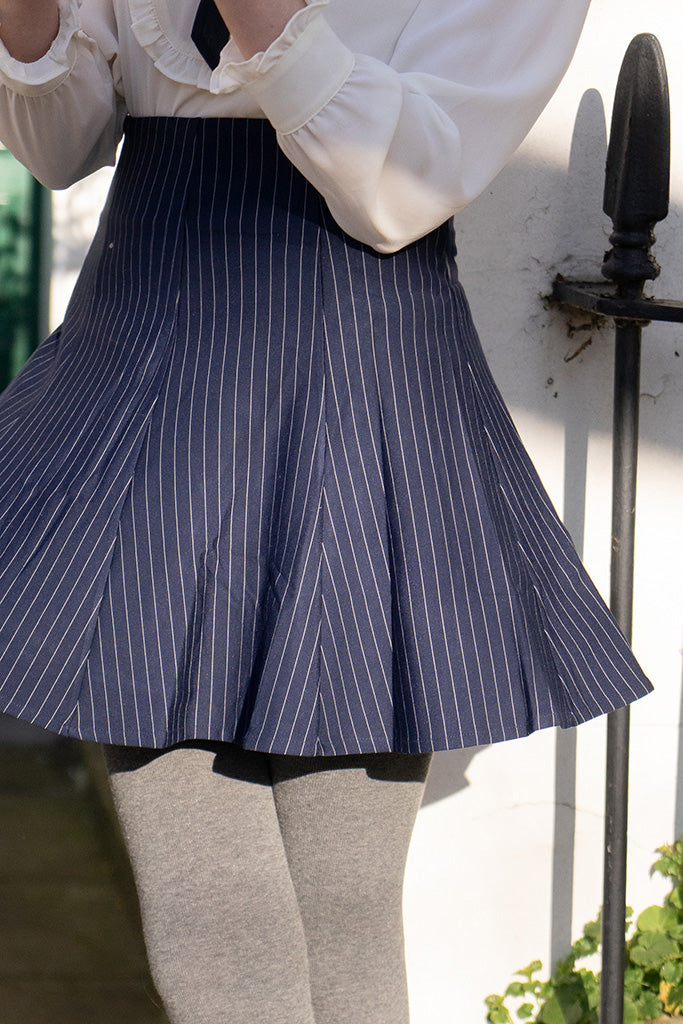 Academia Pinstripe Skirt