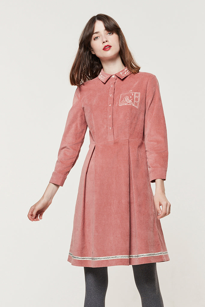 Stradivarius Dress (Peach)