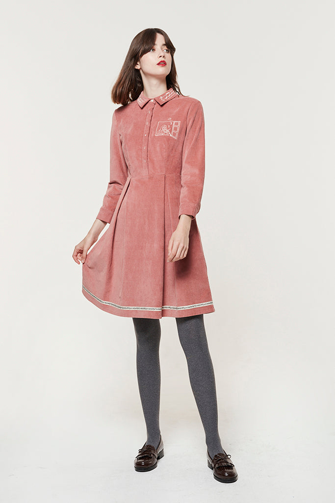 Stradivarius Dress (Peach)