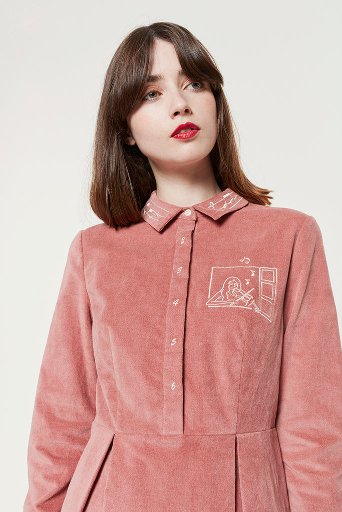 Stradivarius Dress (Peach)