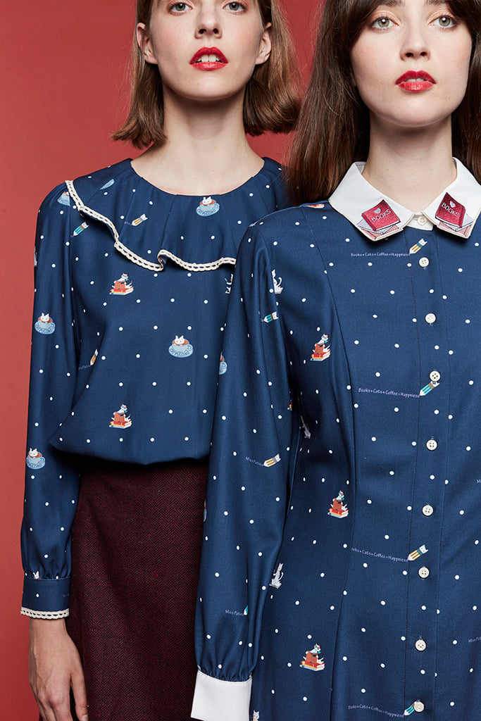 Kiterature Dress (Navy)