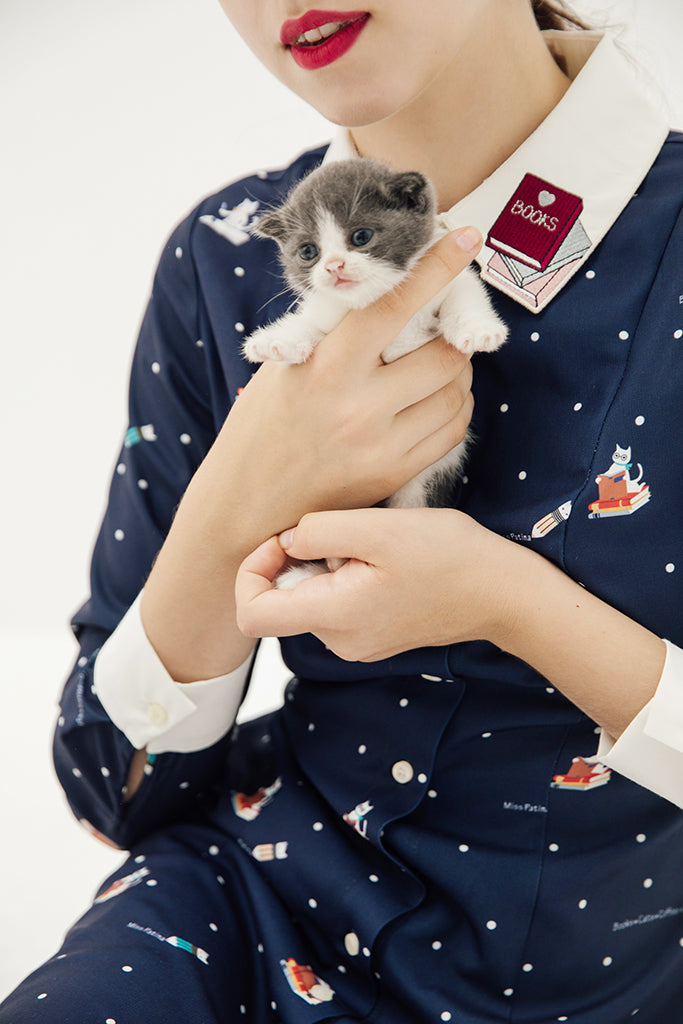 Kiterature Dress (Navy)