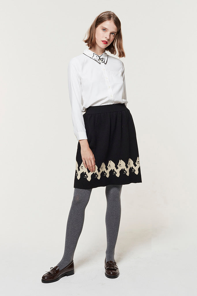 Pawsitive Knit Skirt