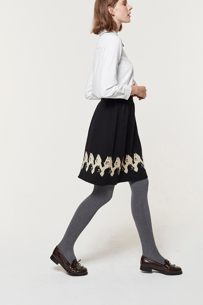 Pawsitive Knit Skirt