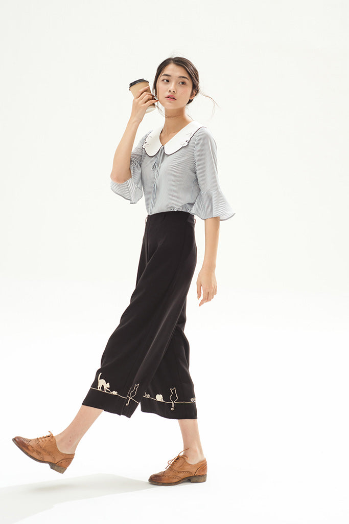 Meowy Joy Top (Blue)