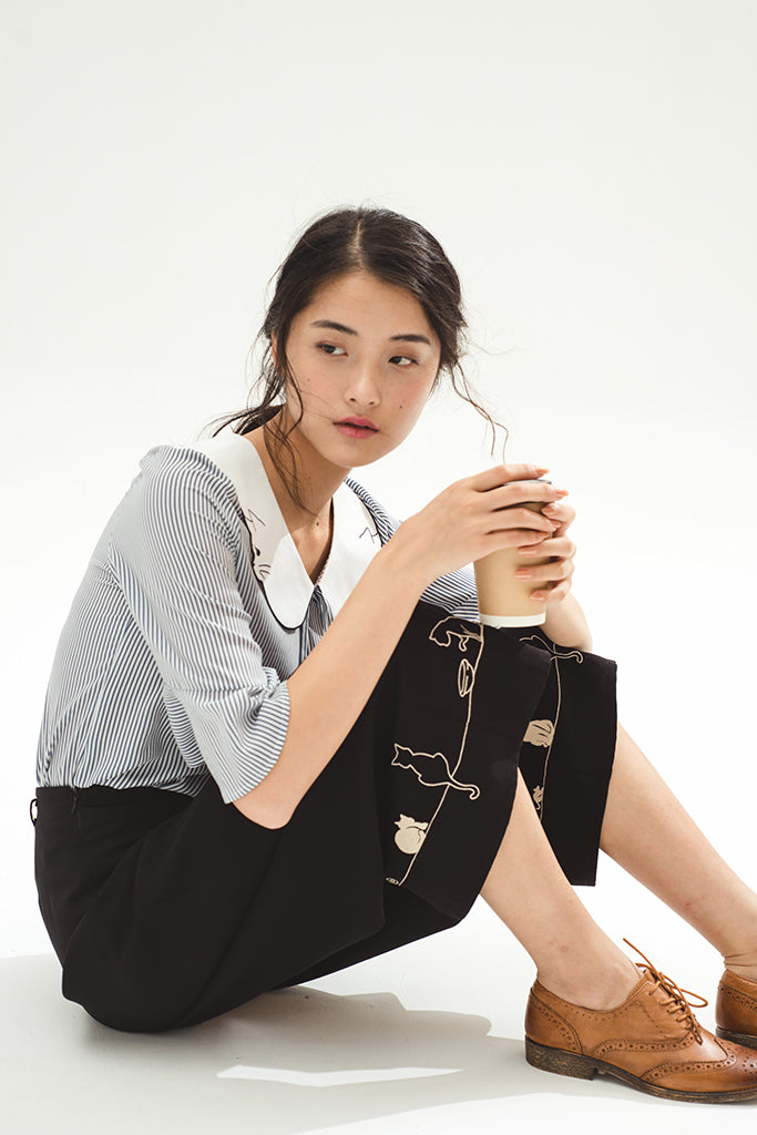 Meowy Joy Top (Blue)