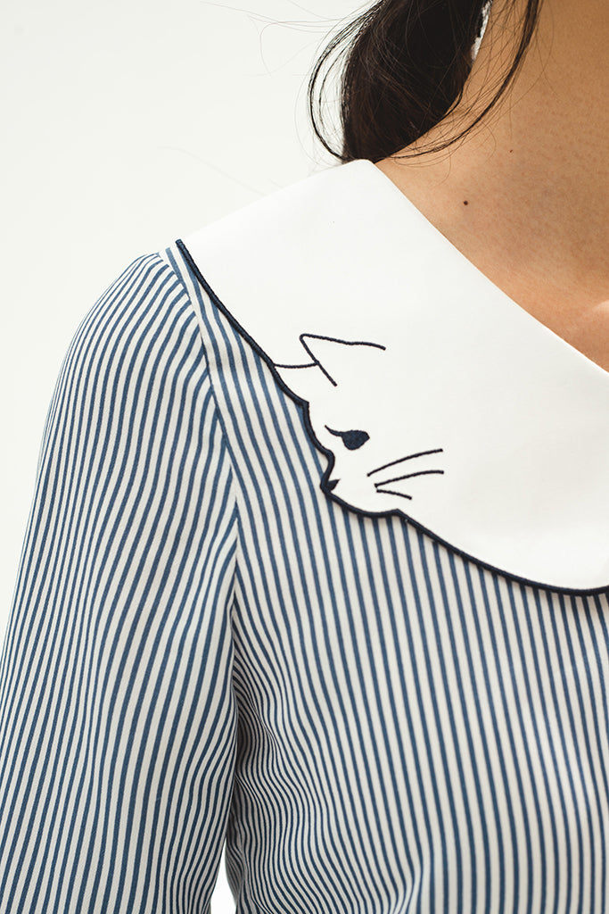 Meowy Joy Top (Blue)