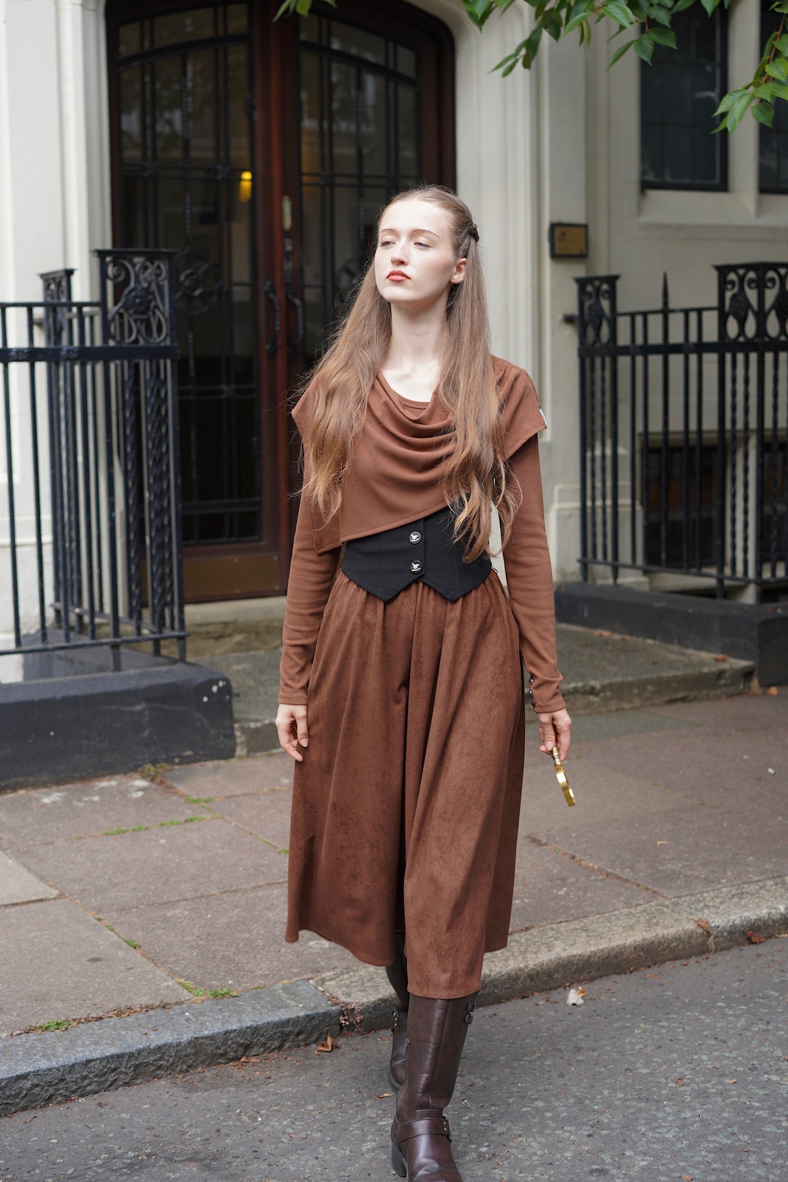 2-Way Claire Dress (Caramel)
