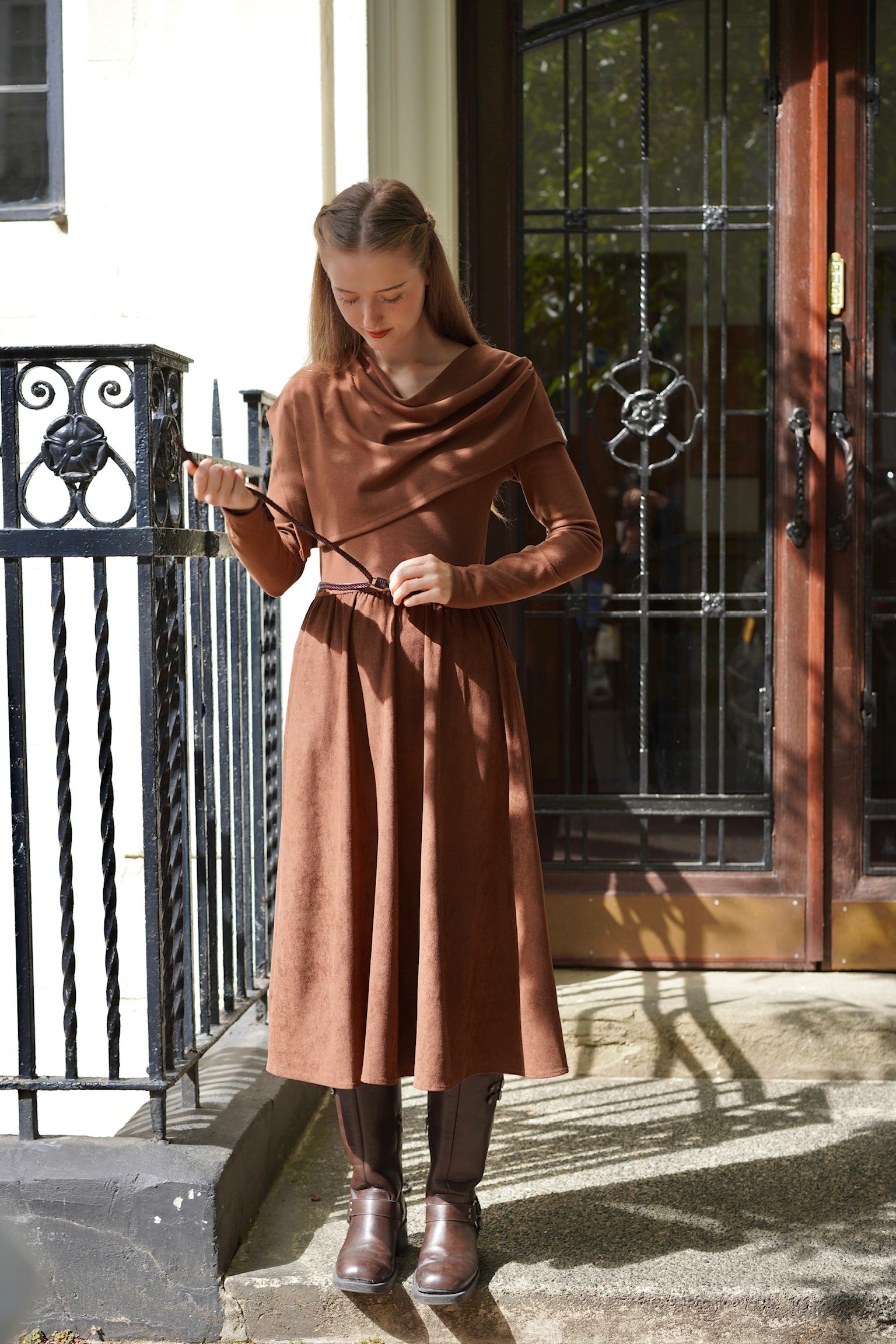 2-Way Claire Dress (Caramel)