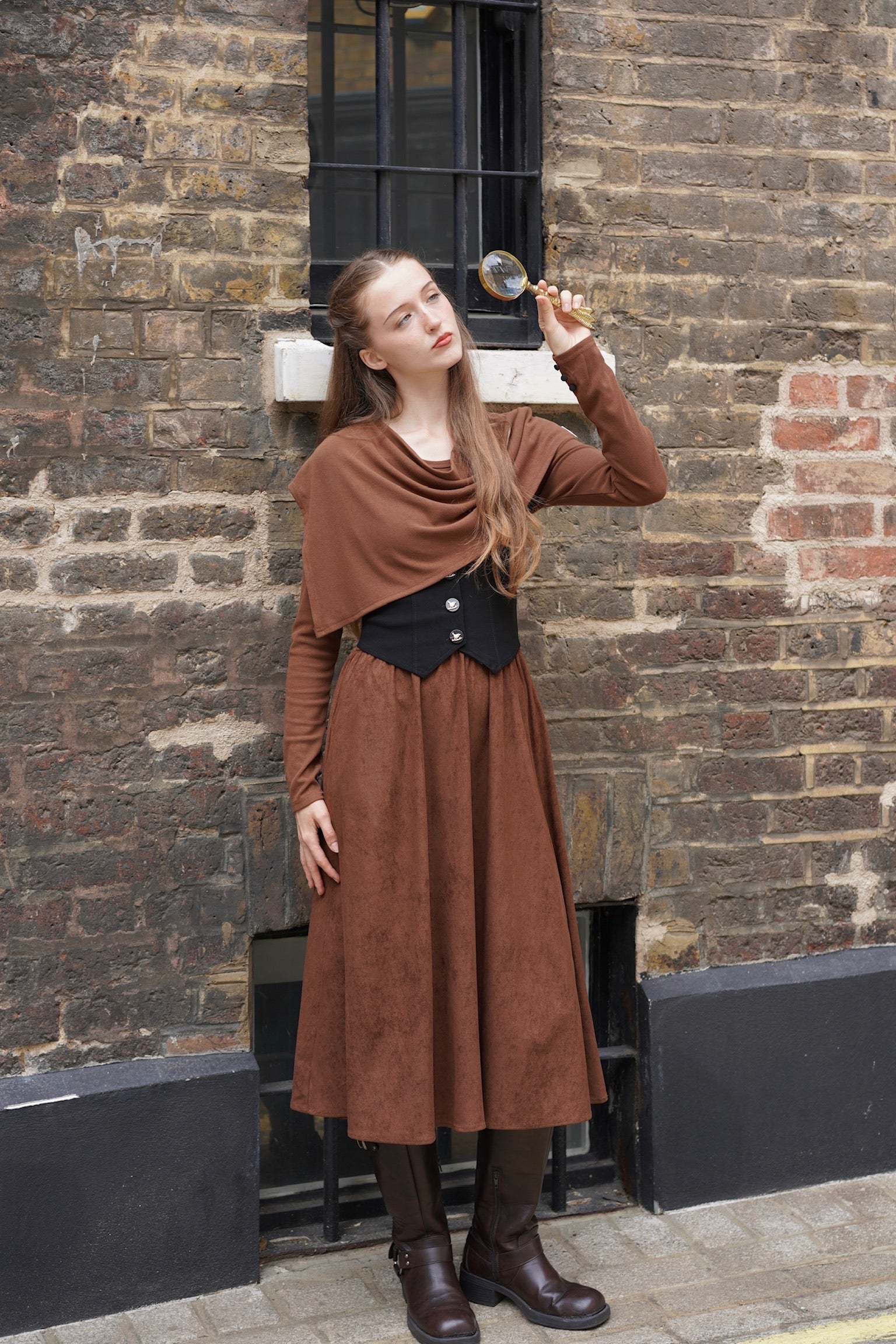 2-Way Claire Dress (Caramel)