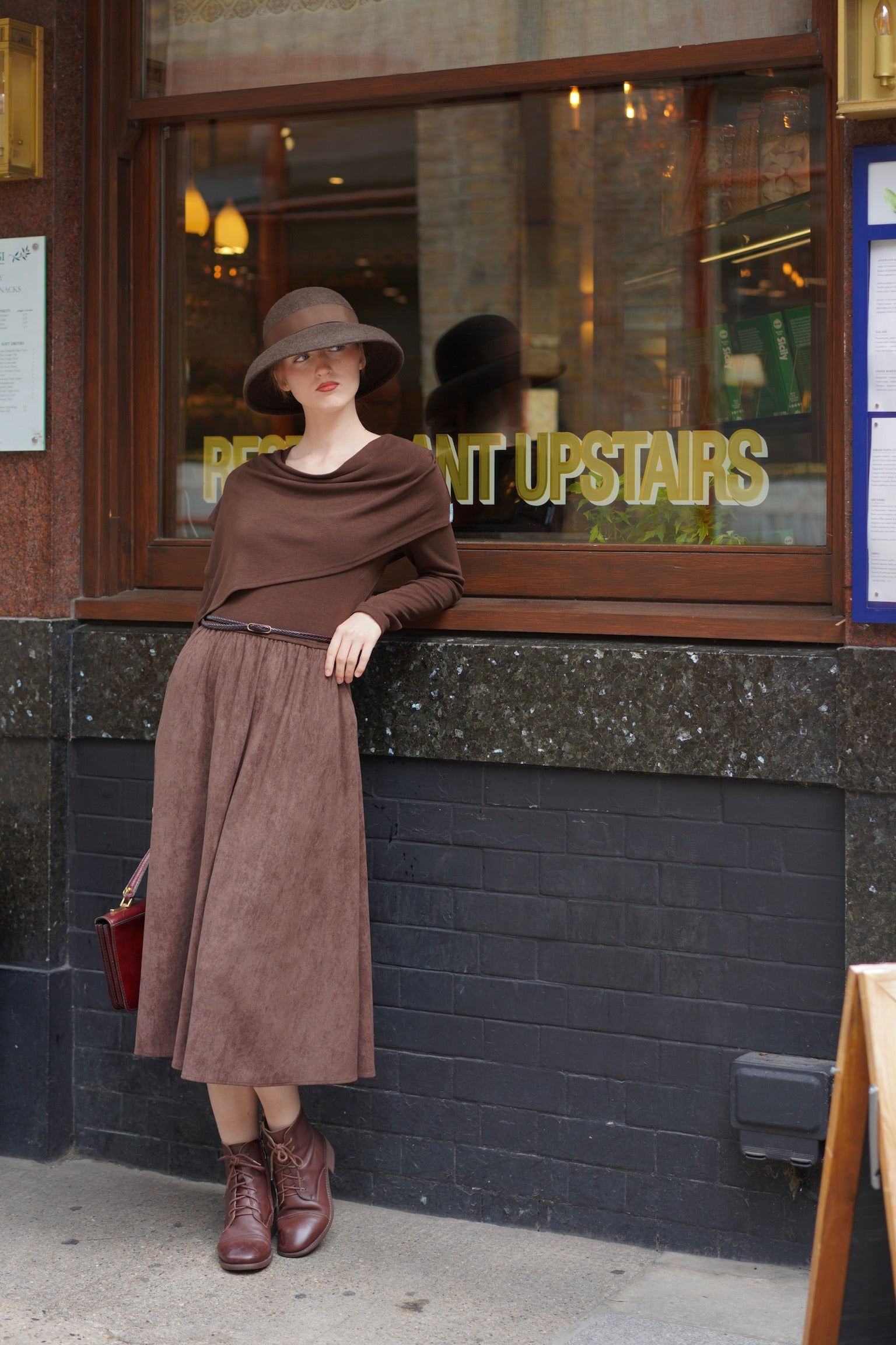 2-Way Claire Dress (Chocolate)
