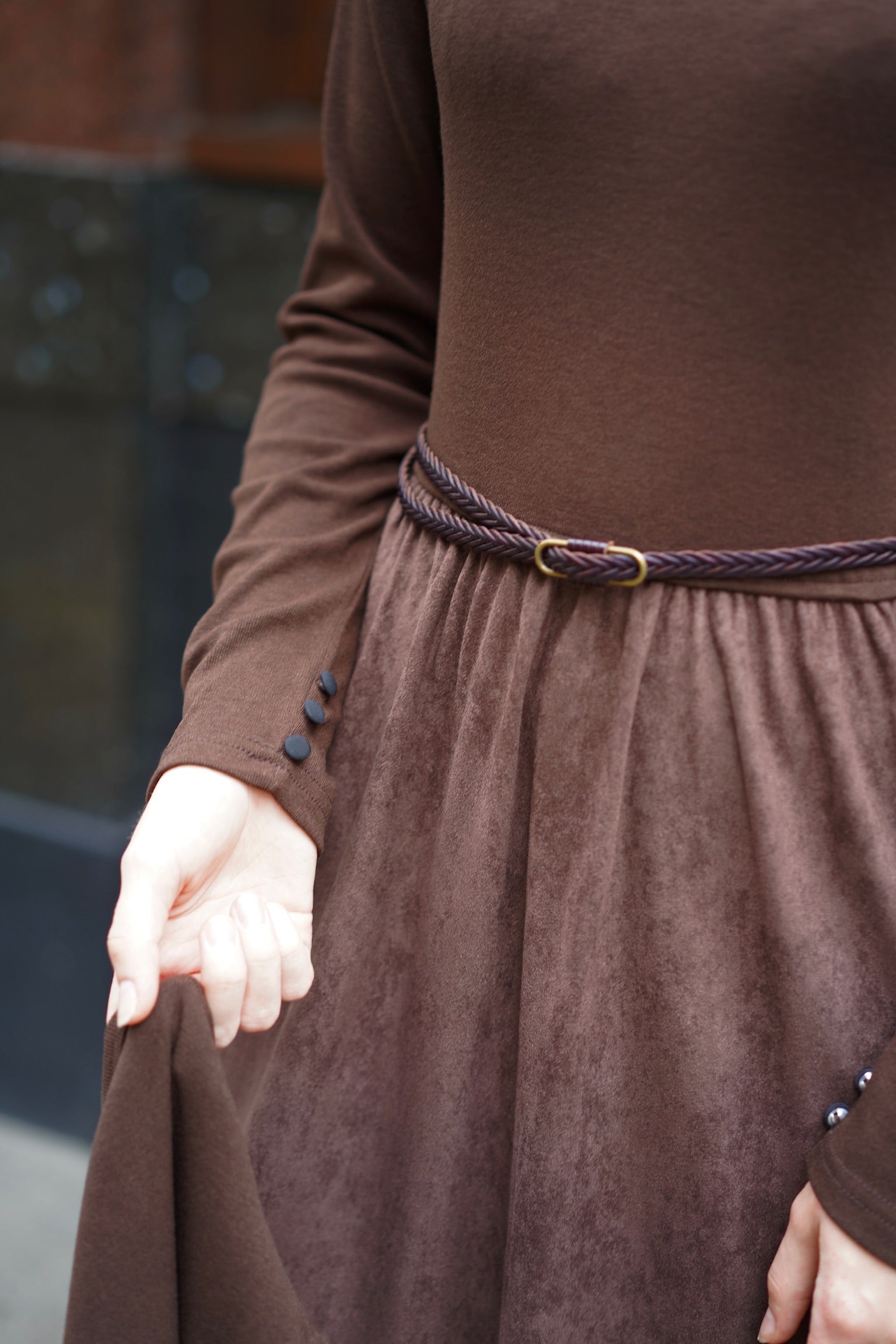 2-Way Claire Dress (Chocolate)
