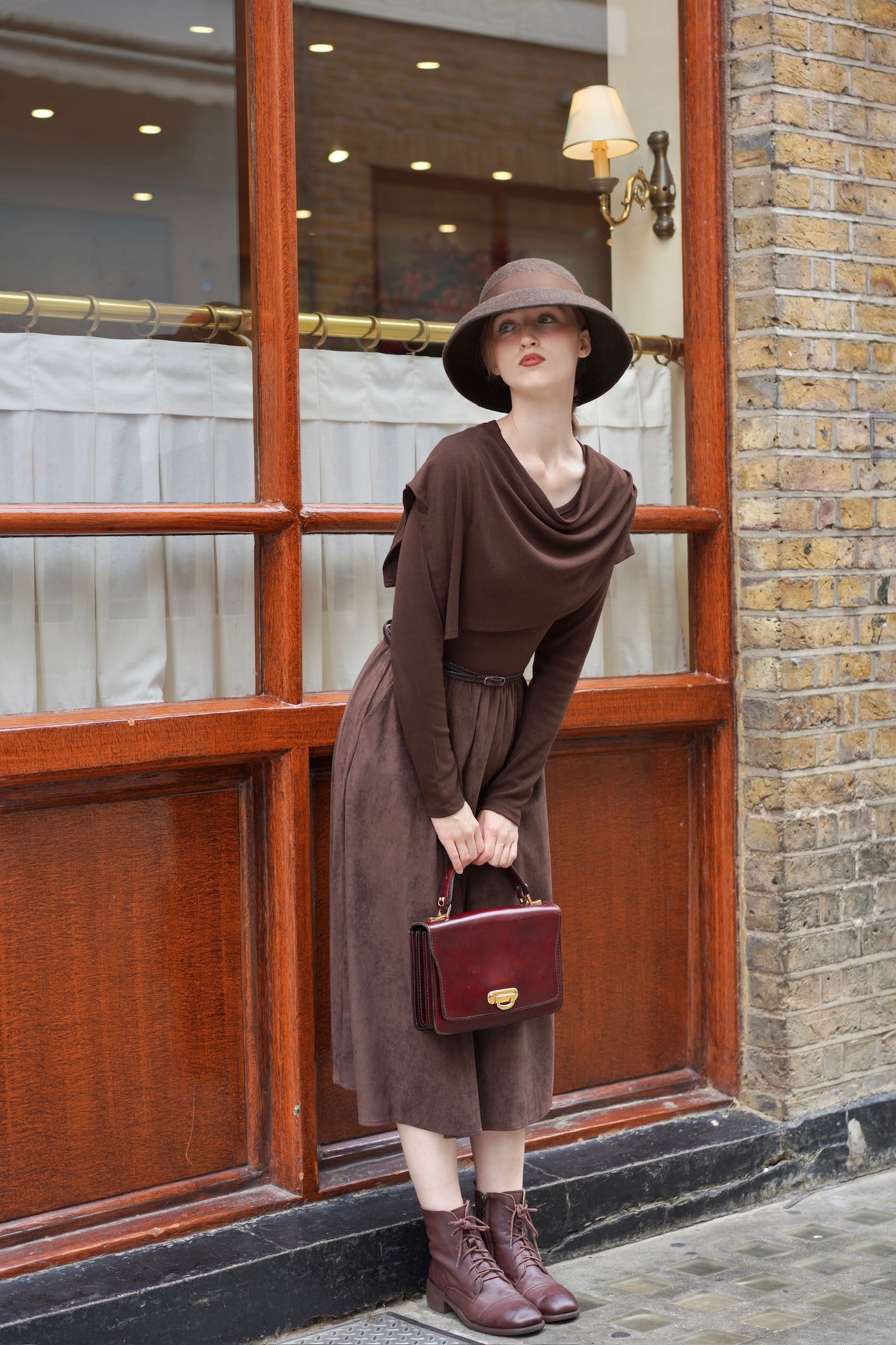 2-Way Claire Dress (Chocolate)