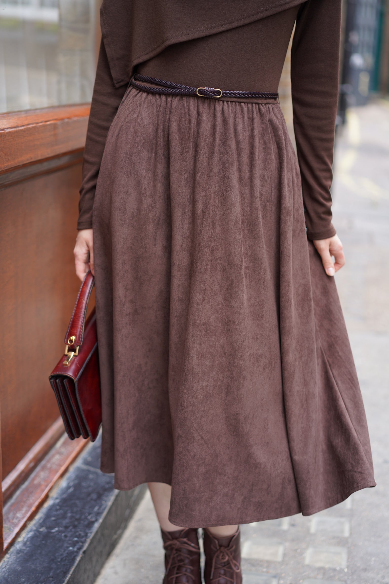 2-Way Claire Dress (Chocolate)