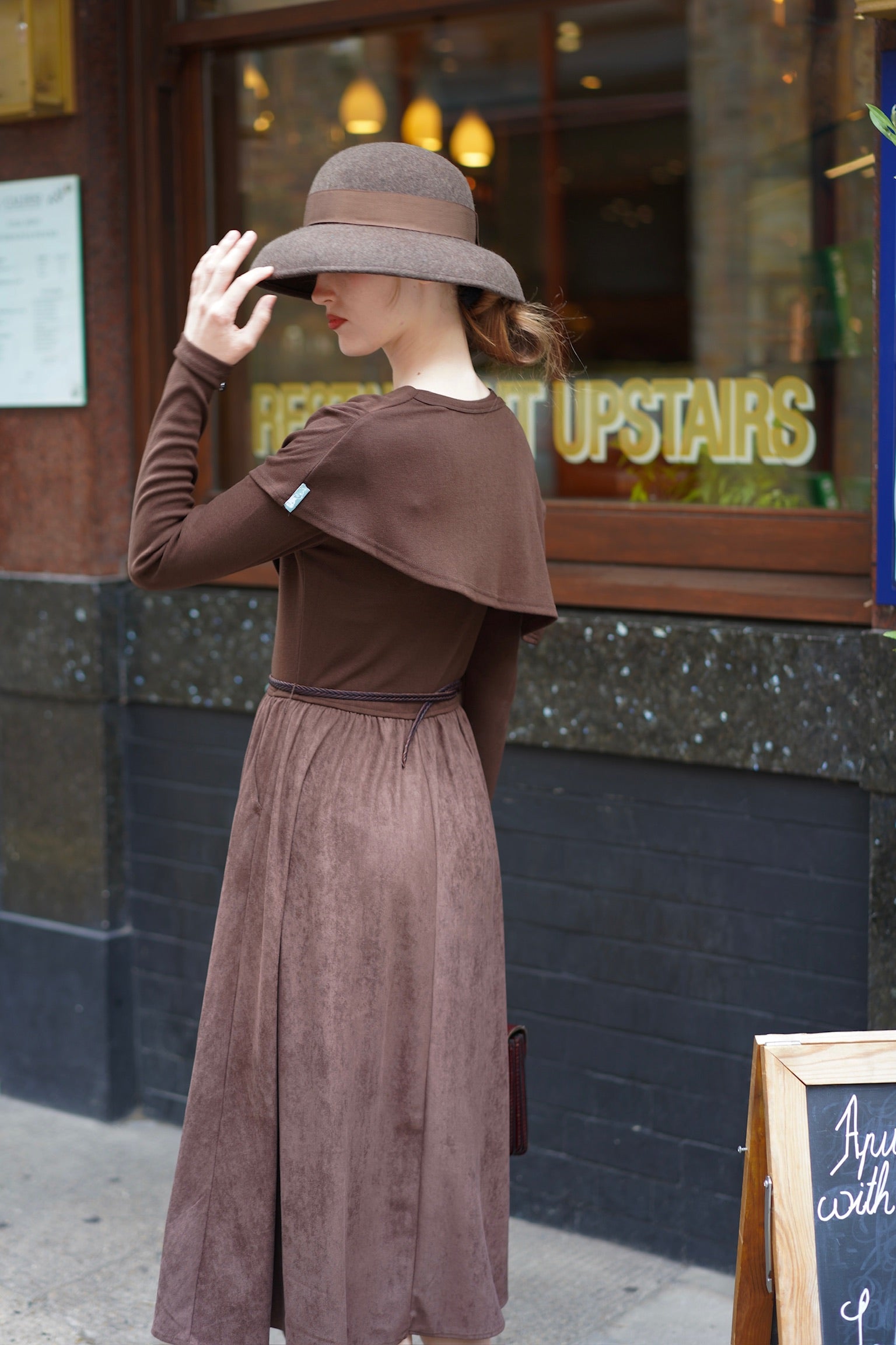 2-Way Claire Dress (Chocolate)