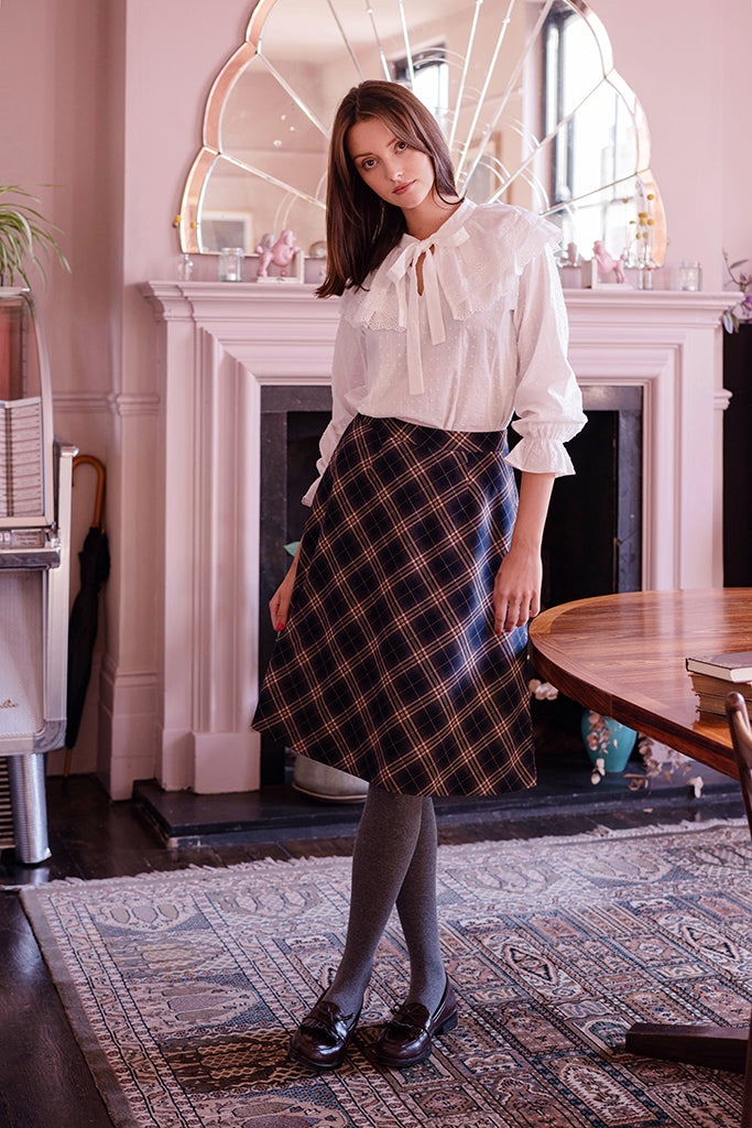 Hogarth Plaid Skirt