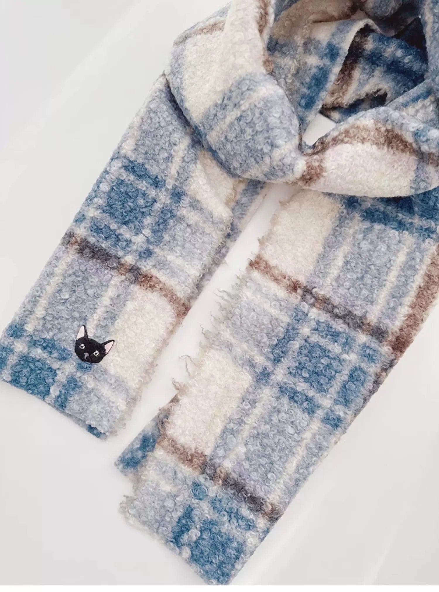 Woodland Friends Tartan Scarf