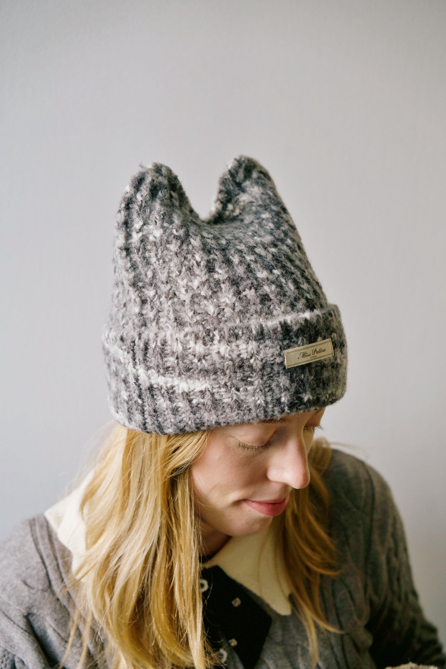 Kitty Snug Knit Hat (3 colours)