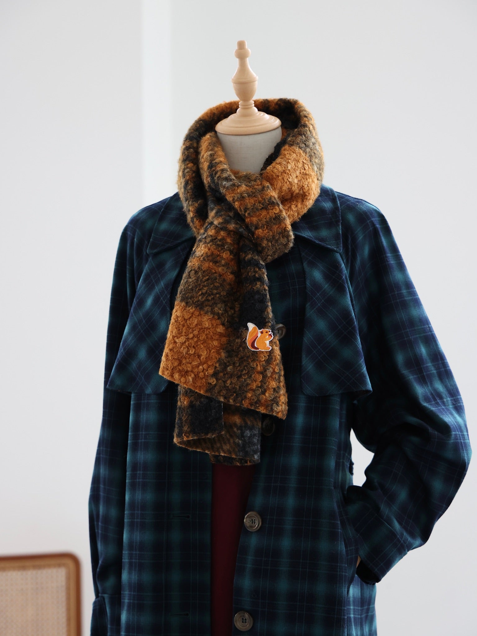 Highland Tartan Trench Coat