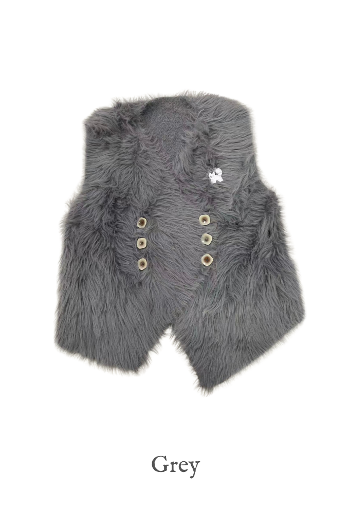 Yeti Faux Fur Gilet (3 Colours)