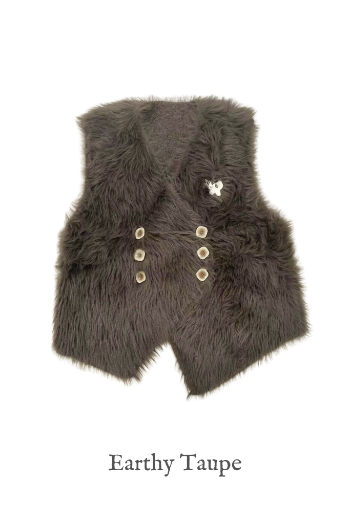 Yeti Faux Fur Gilet (3 Colours)