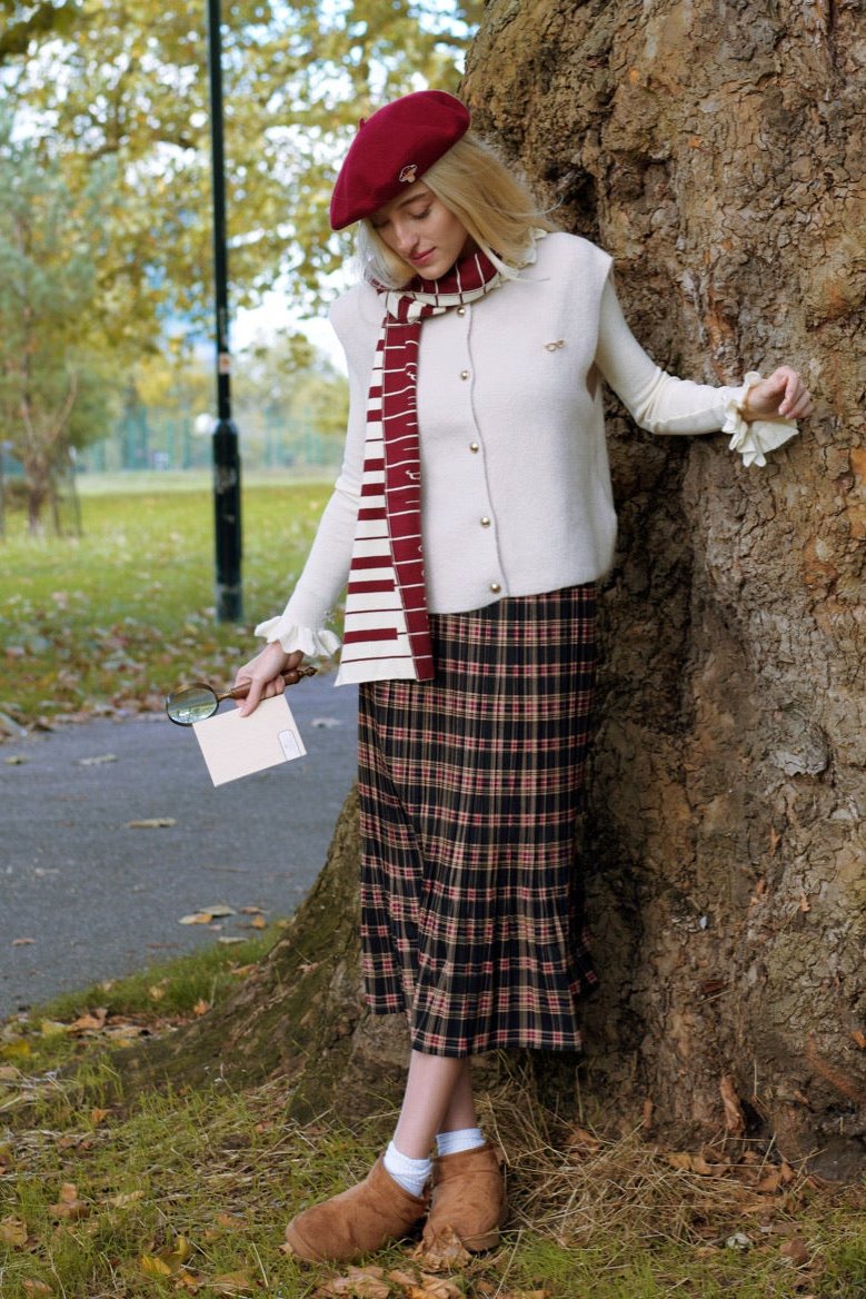 Sevenoak Pleated Skirt