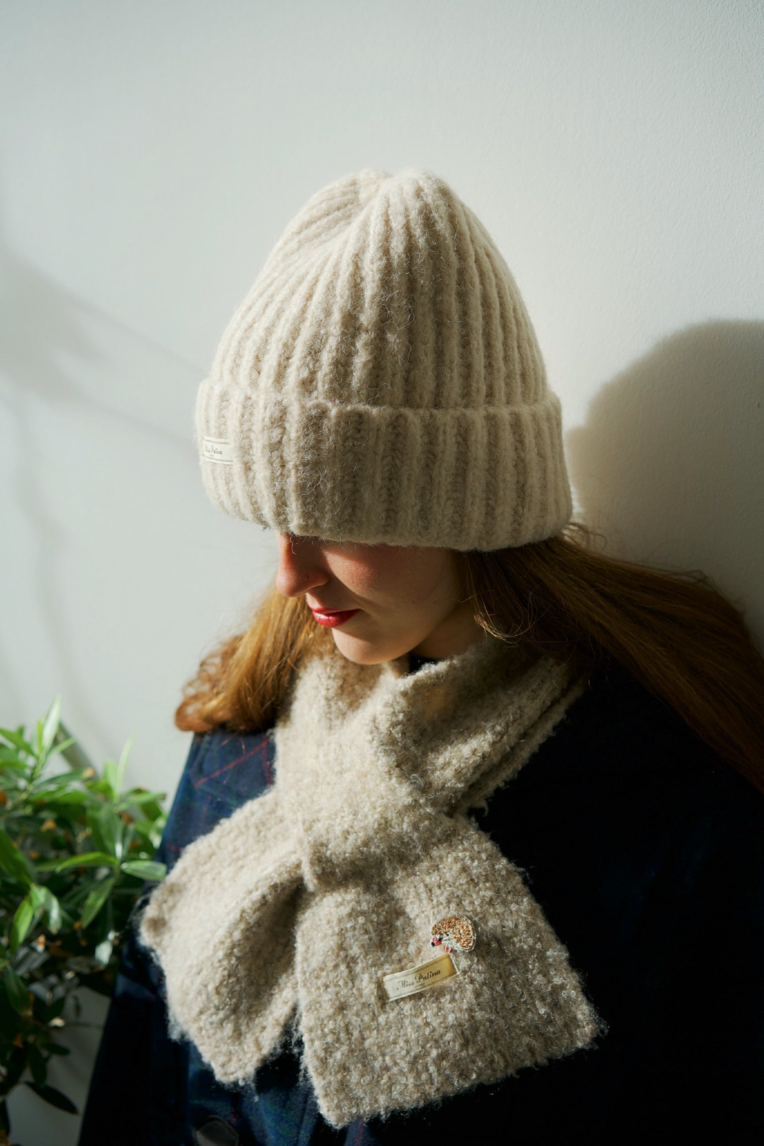 Cosy Cloud Knit Hat (Soft Oatmeal)