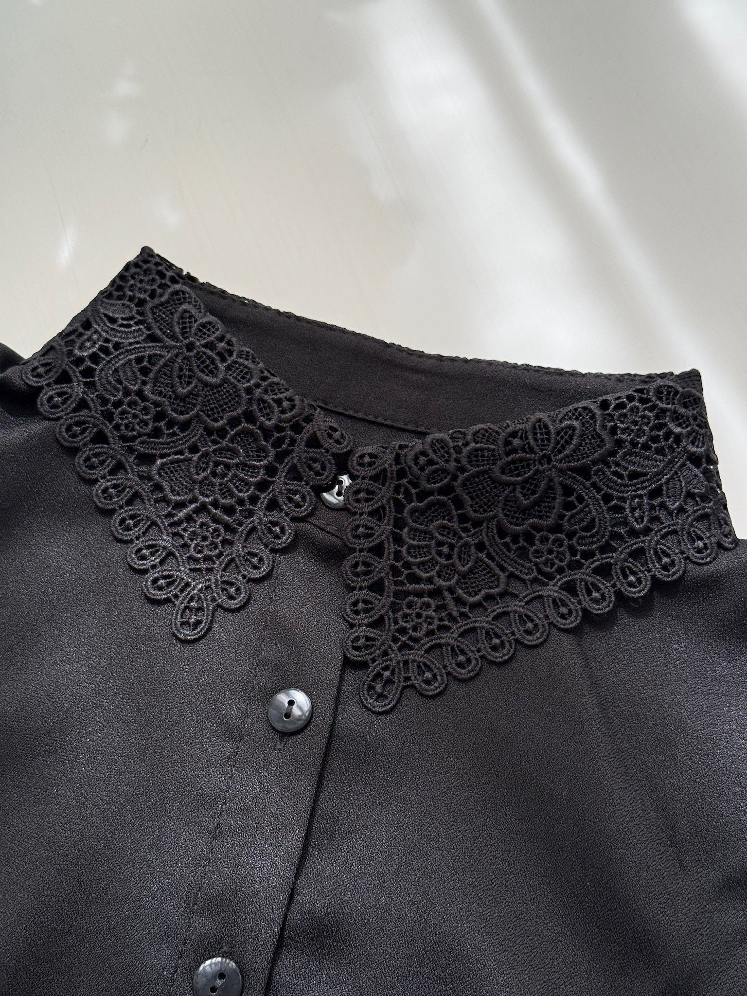 Retro Layering Mock Collar Collection