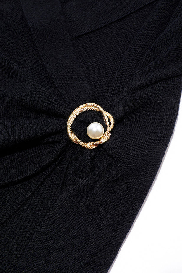 Merlin Knit Top (Black)