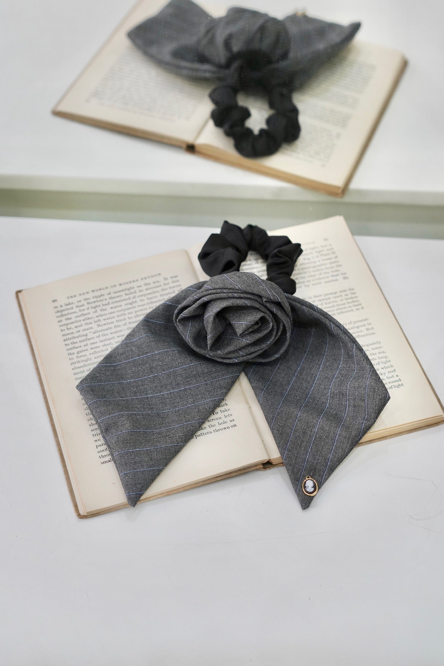 Academia Rose Hair Bow