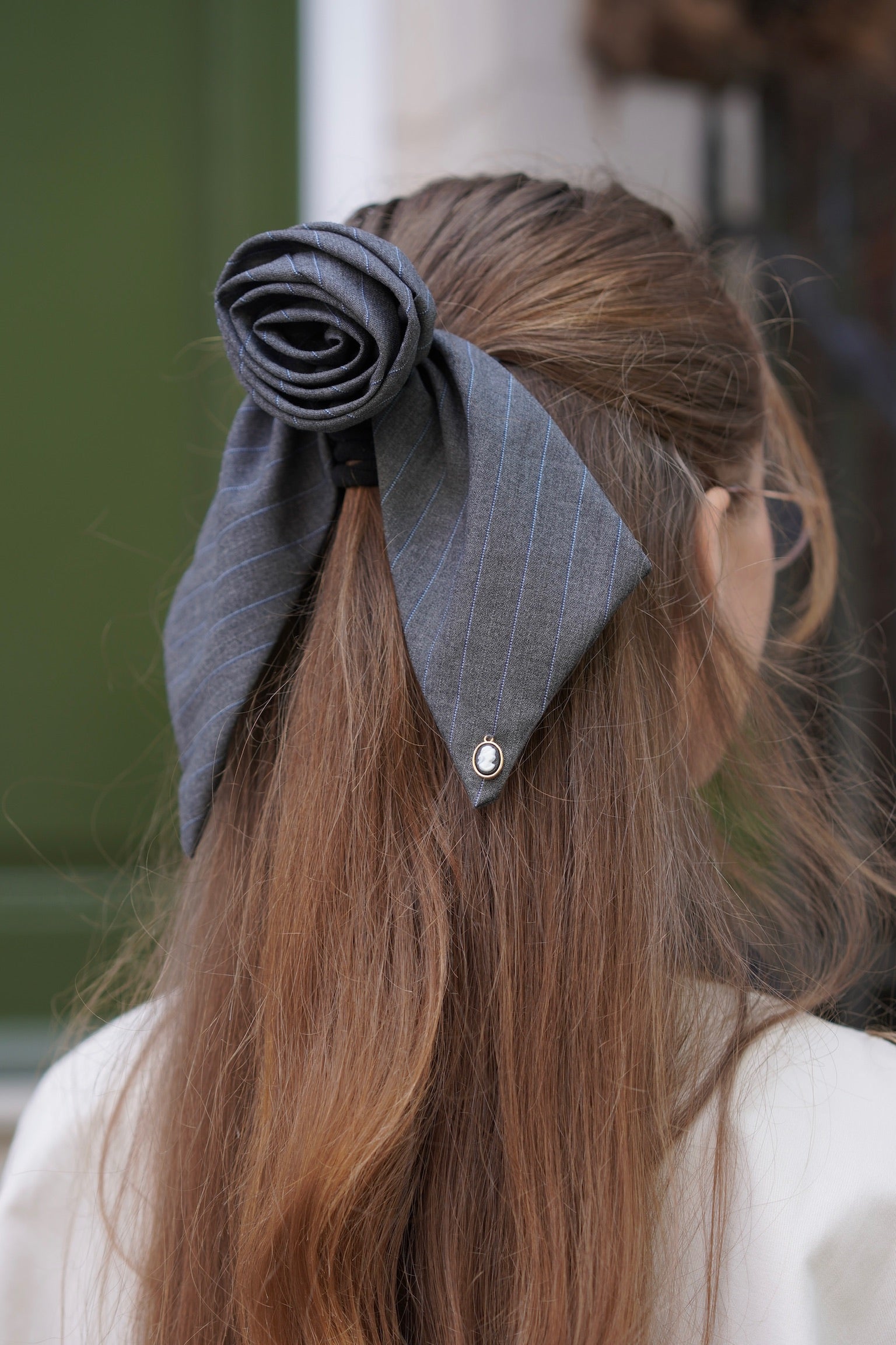 Academia Rose Hair Bow