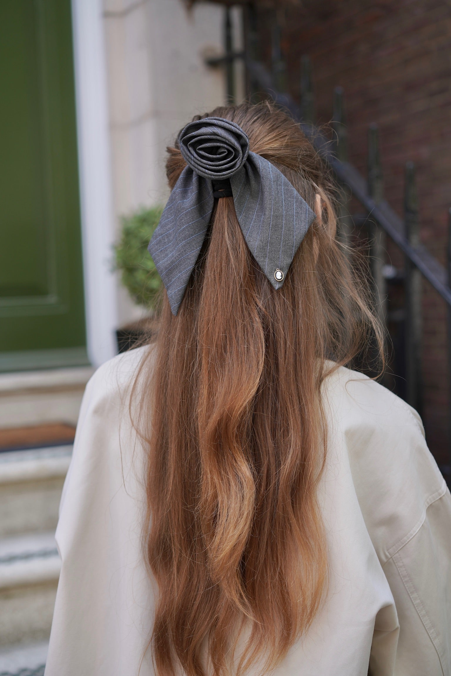 Academia Rose Hair Bow