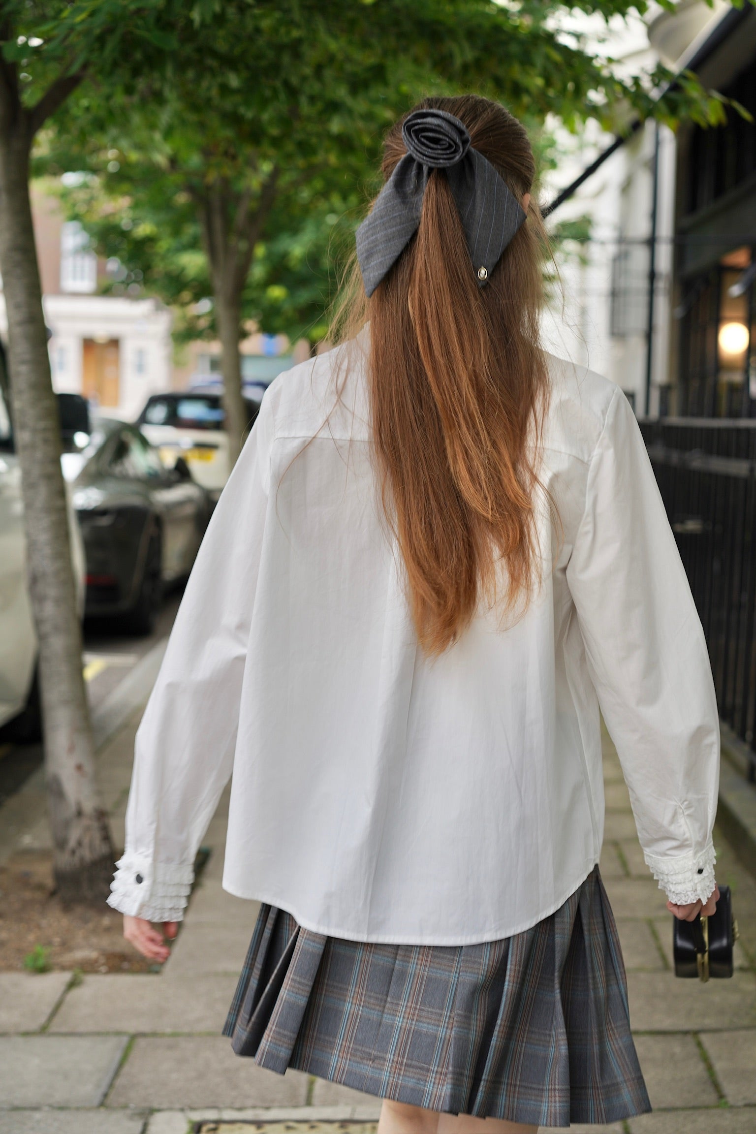 Academia Rose Hair Bow