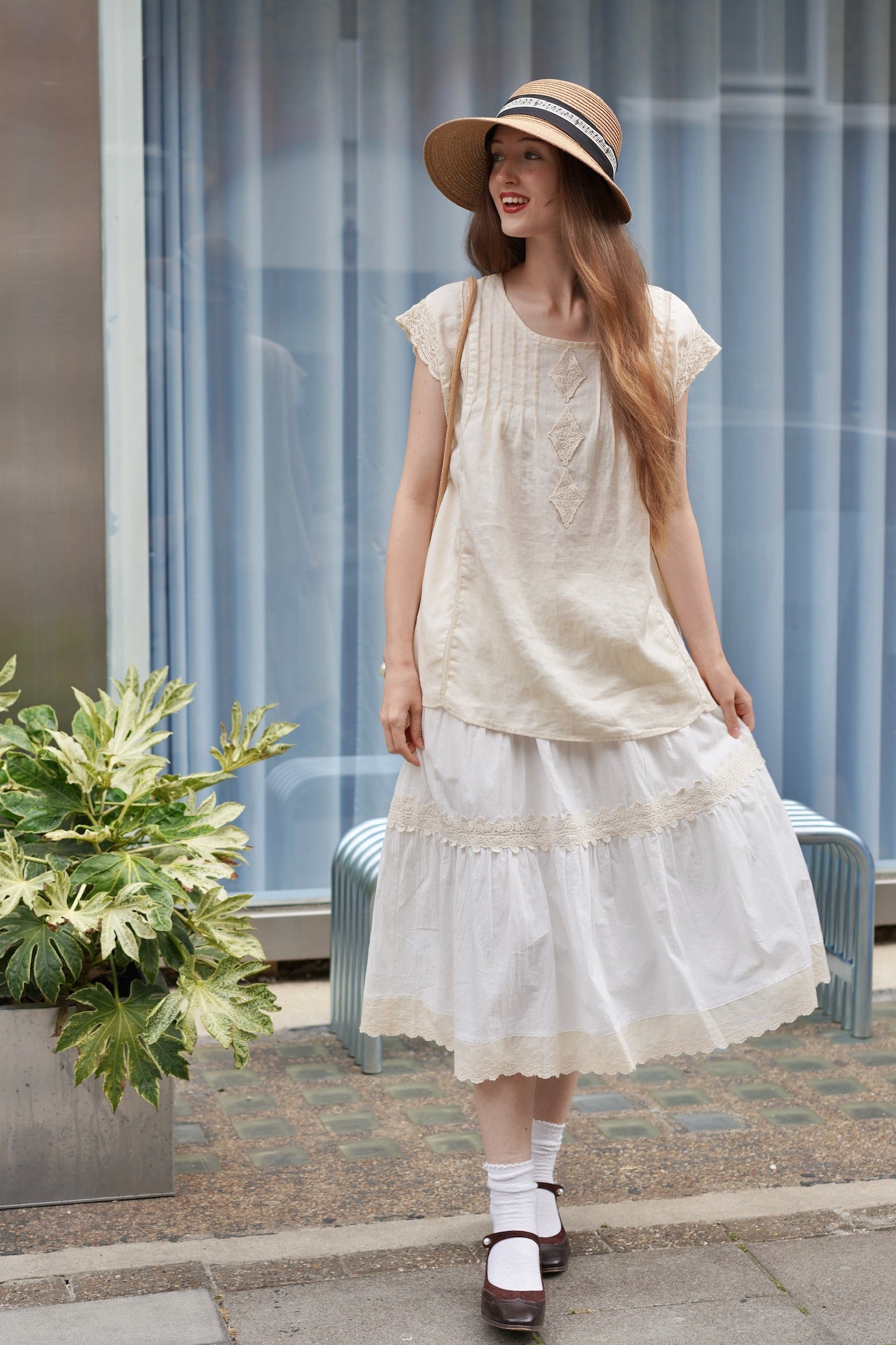 Anne of Avonlea Linen Top