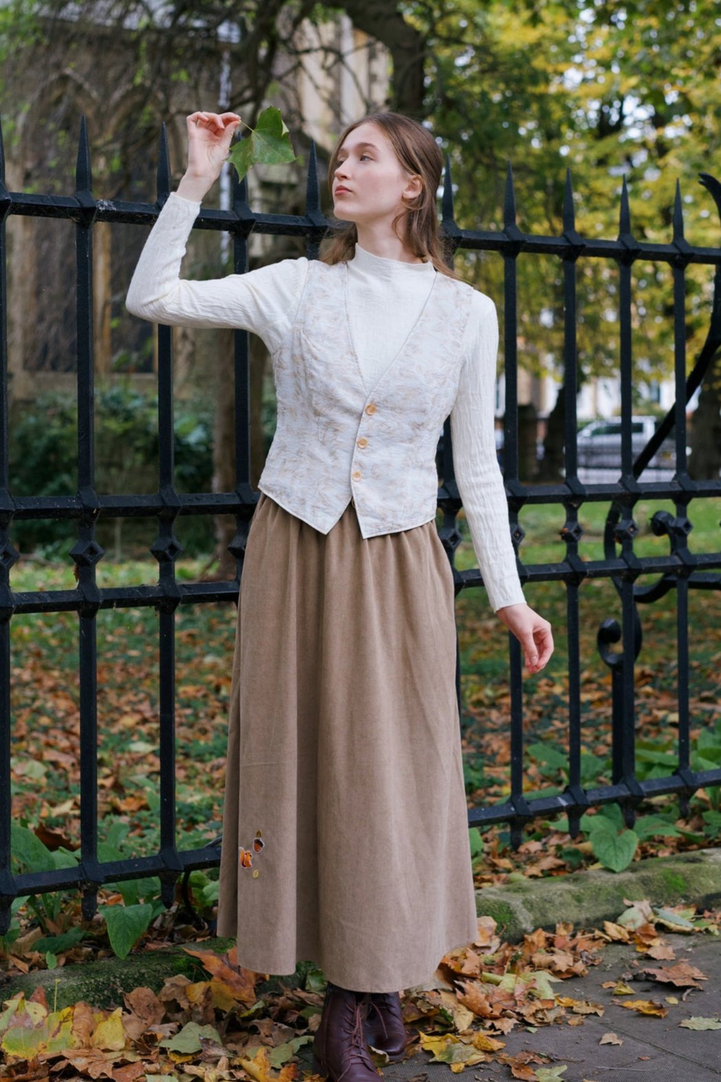 AutumnGroveKnitTop_CuriousSquirrelCorduroySkirt_CaramelLatte_2.jpg