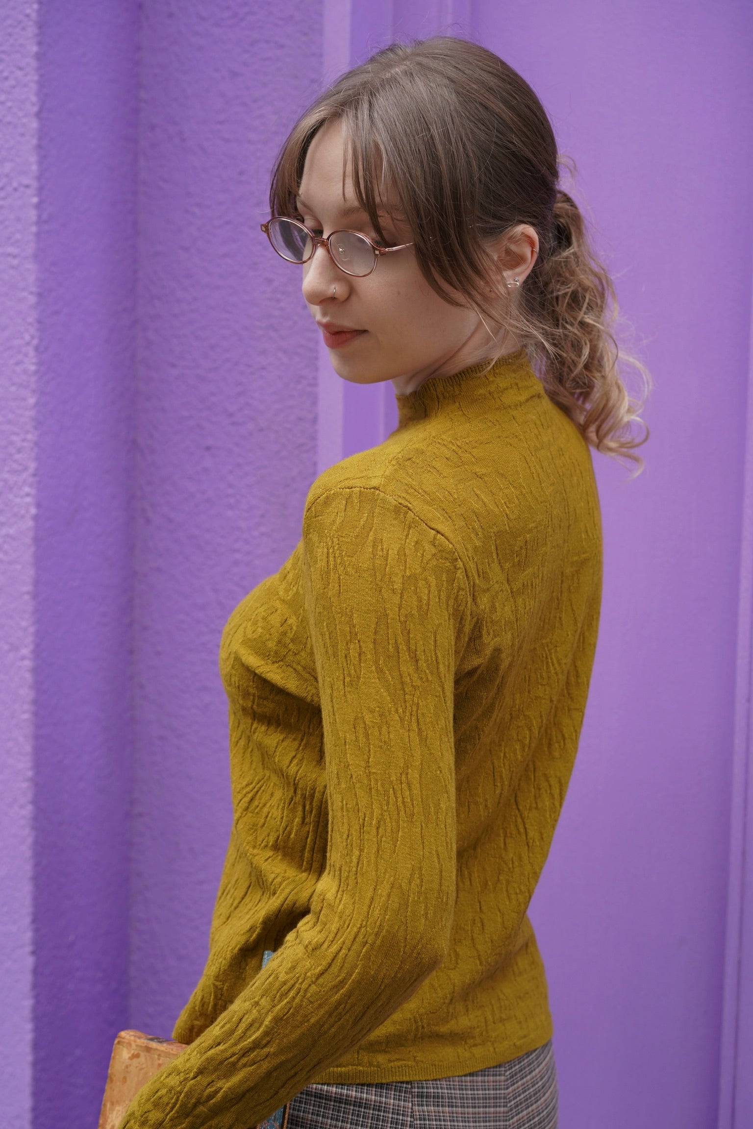 Autumn Grove Knit Top (Mustard)