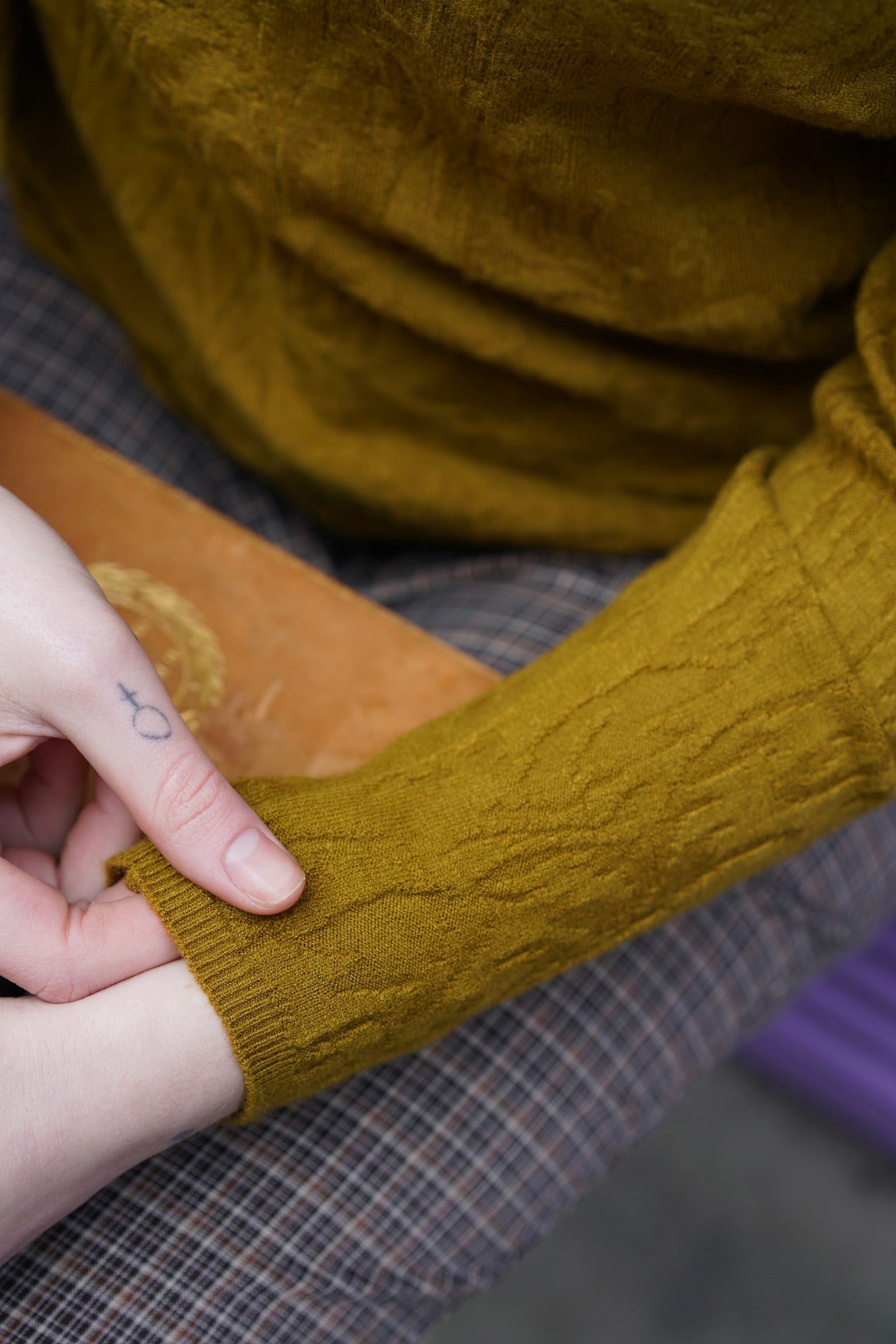 Autumn Grove Knit Top (Mustard)