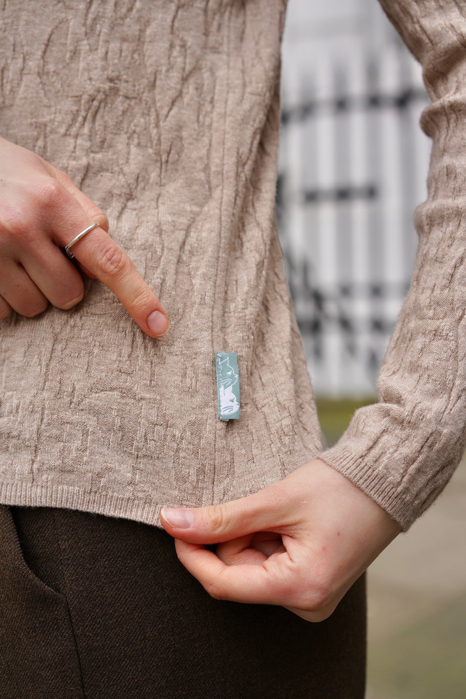 Autumn Grove Knit Top (Oatmeal)