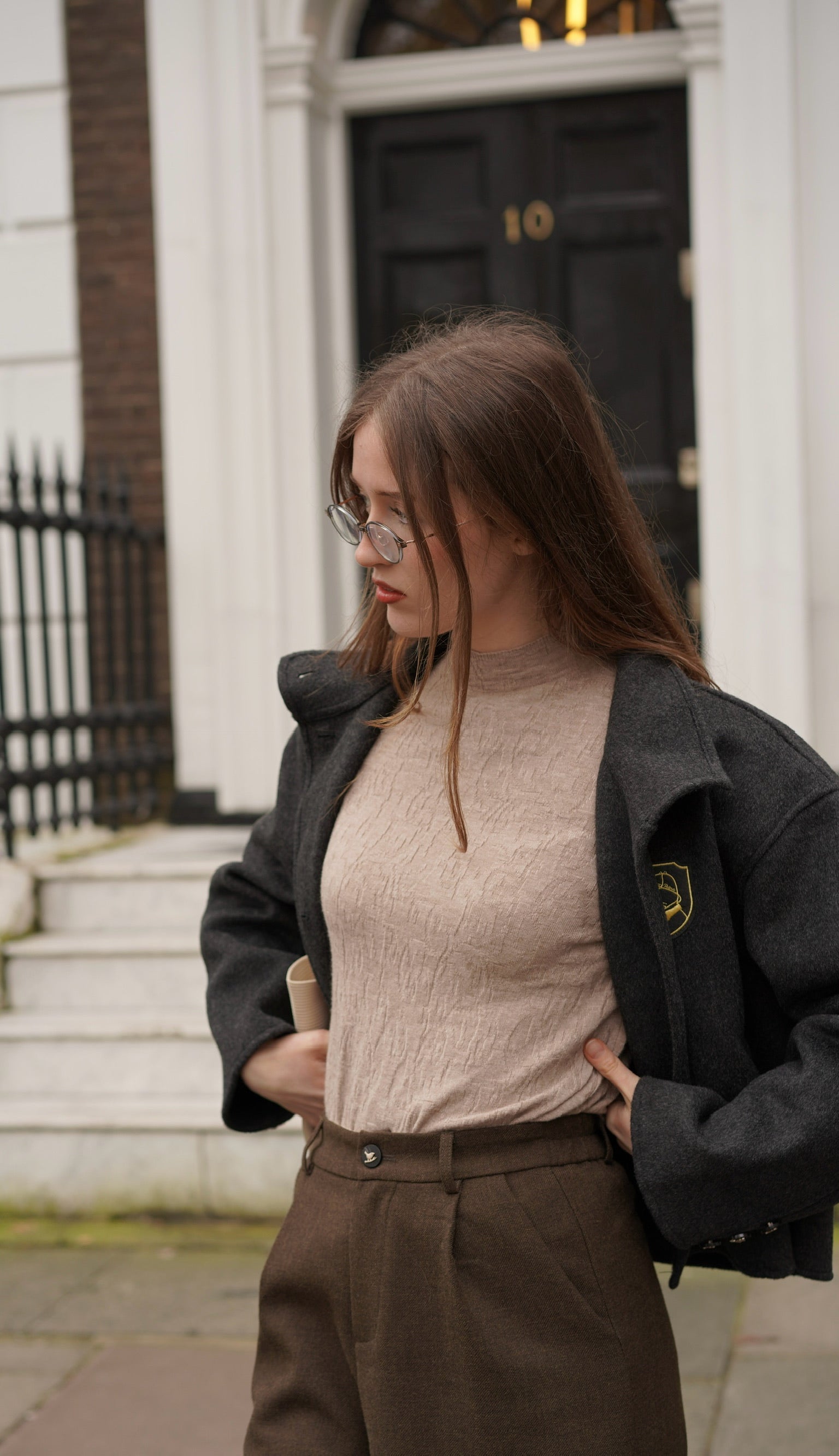 Autumn Grove Knit Top (Oatmeal)