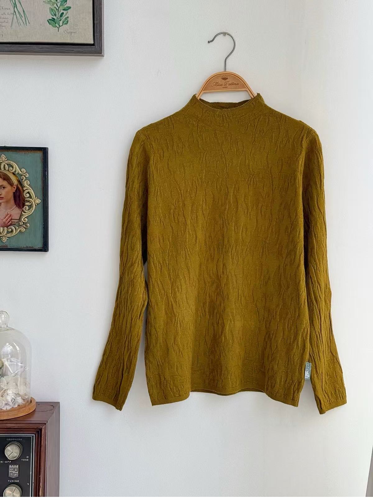 Autumn Grove Knit Top (Mustard)