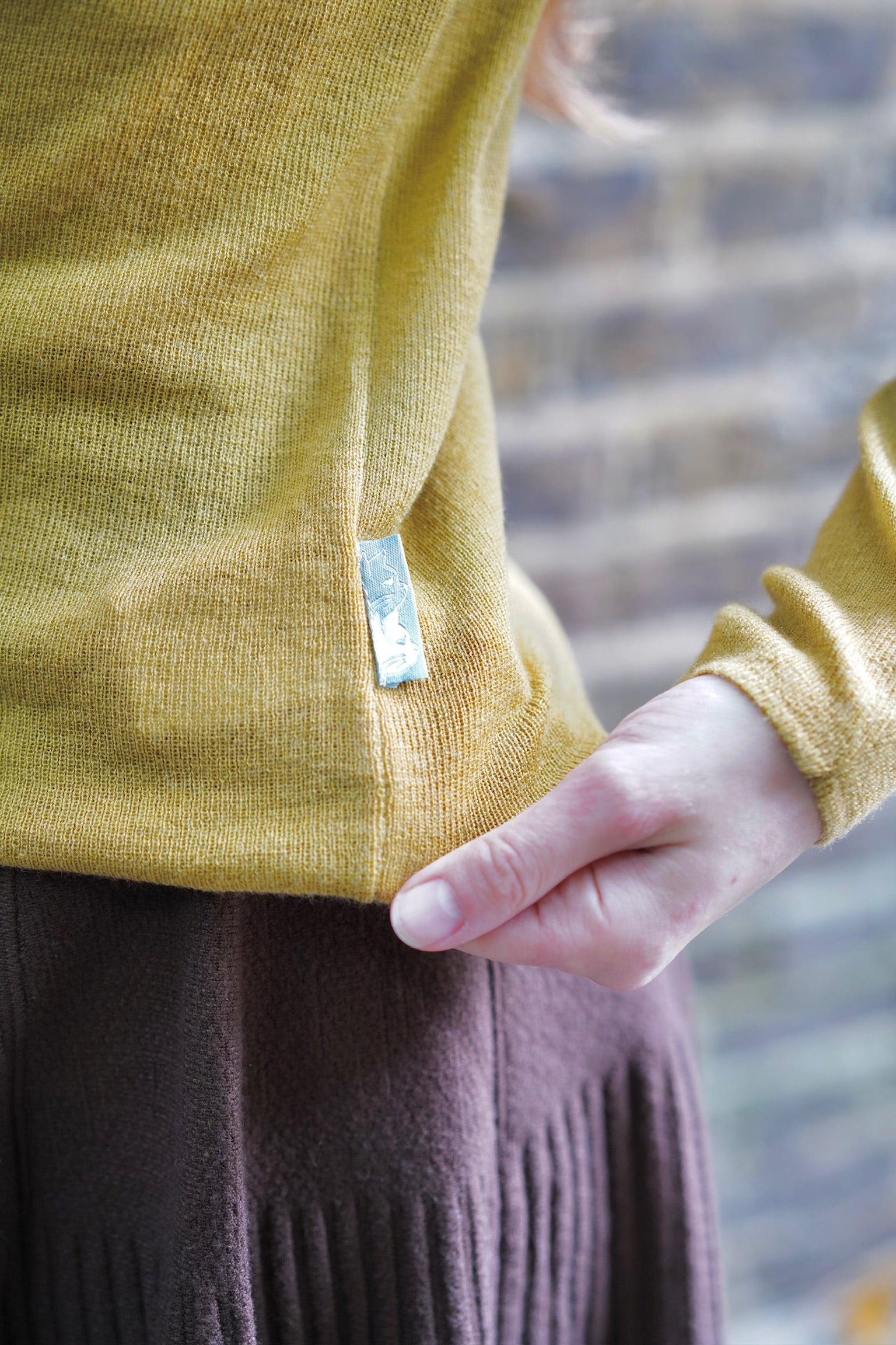 Autumn Woods Merino Knit (Mustard）