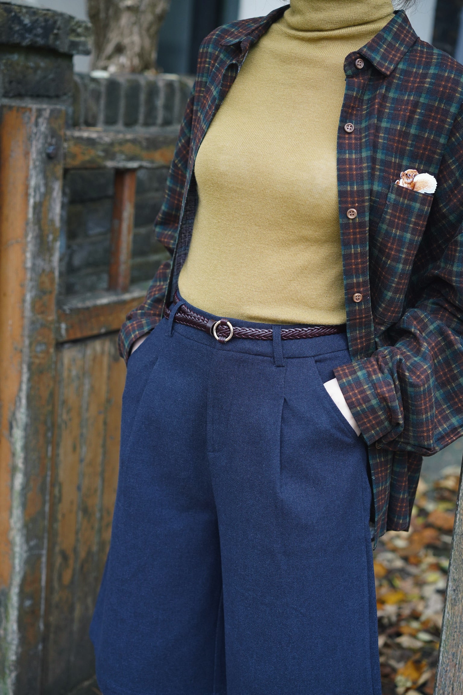 Autumn Woods Merino Knit (Mustard）