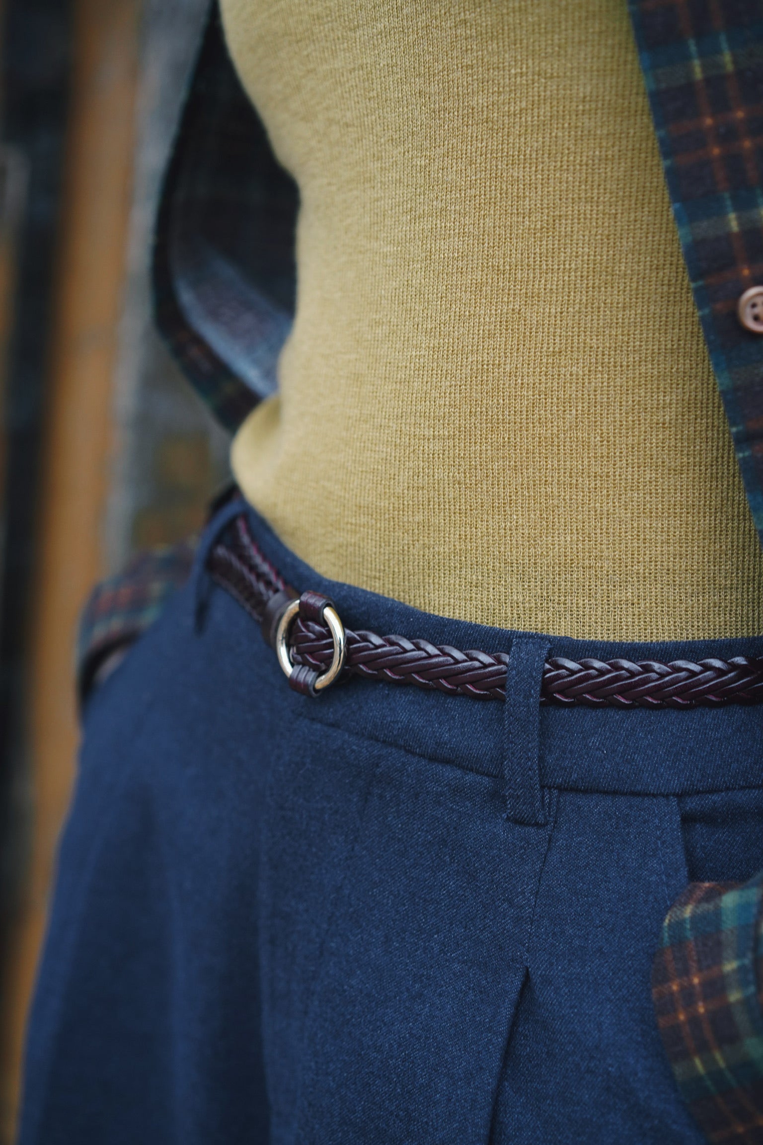 Autumn Woods Merino Knit (Mustard）