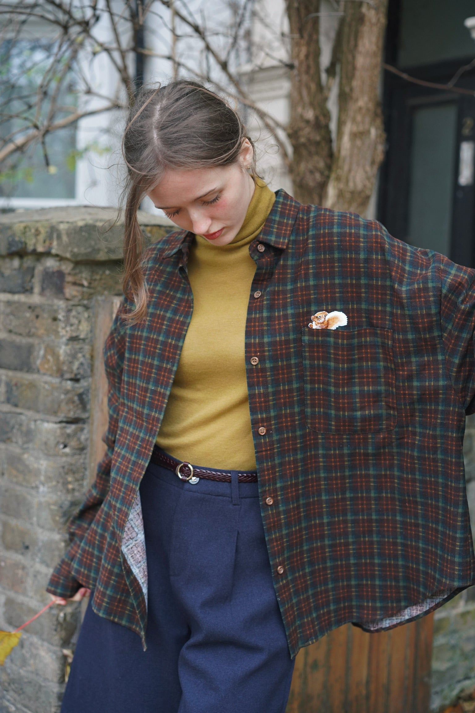 Autumn Woods Merino Knit (Mustard）